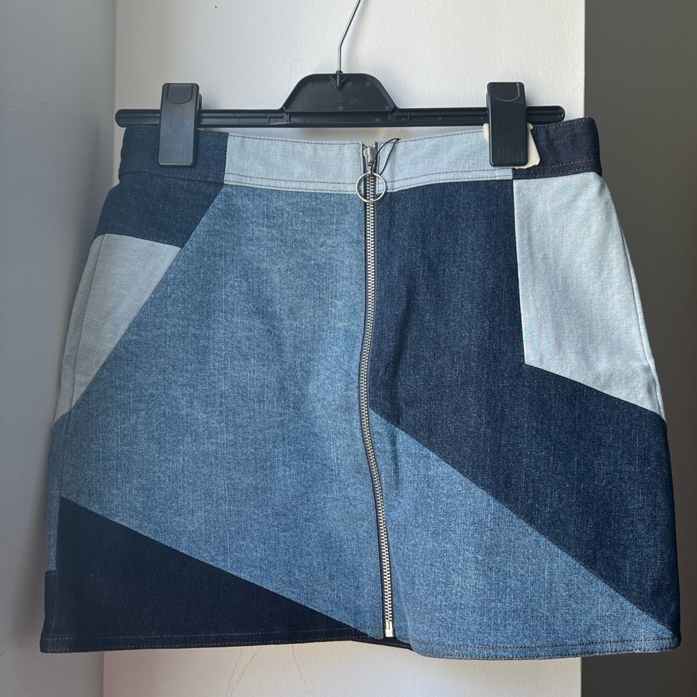 Intermix Denim Skirt